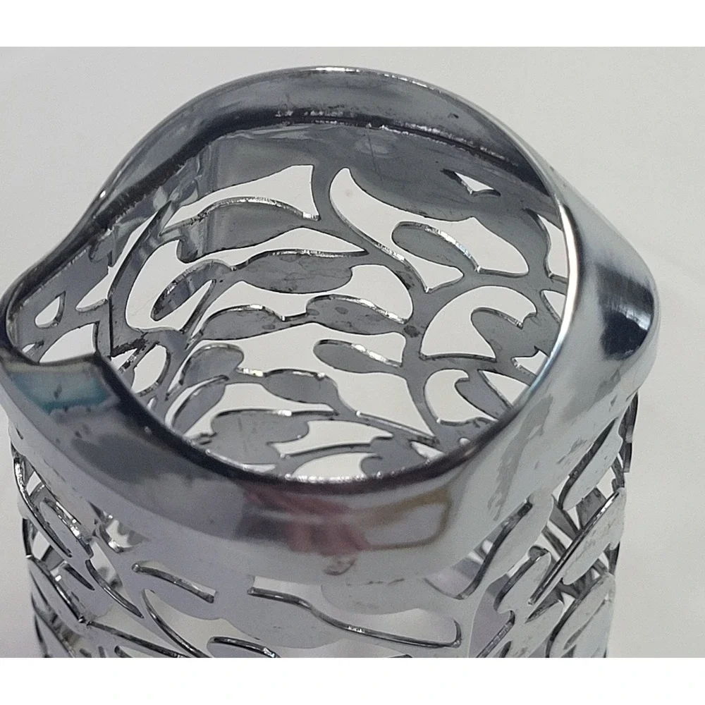 Bath & Body Works Soap Sleeve Silver Leaf Botanical Decorative Holder